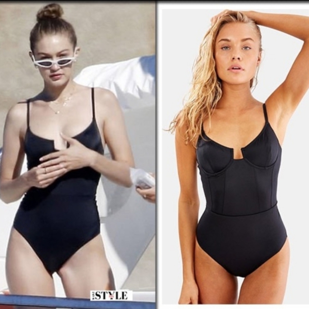 Solid & Striped X Re/Done Black One Piece Large